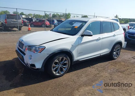 2015 BMW X3 xDrive28I from USA, damaged, VIN 5UXWX9C50F0D54791